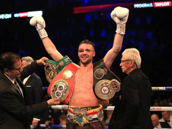 Josh Taylor is a double world champion