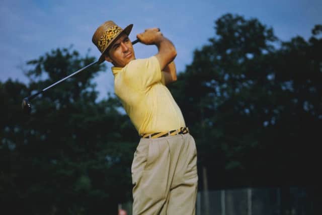 Sam Snead in action.