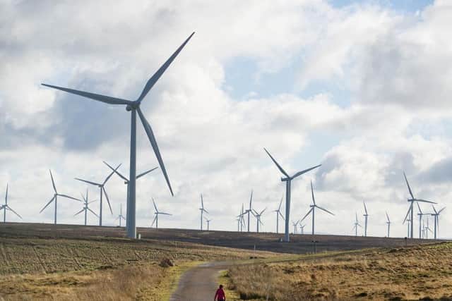The tie-up will create a new 43MW onshore wind farm and boost capacity at an existing cluster in Clackmannanshire. Picture: John Devlin