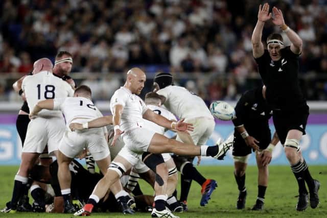 England will play South Africa in the Rugby World Cup final after beating favourites New Zealand (Picture: Mark Baker/AP)