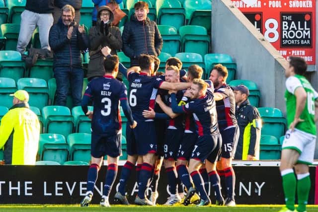 Hibs allowed a two-goal lead to slip to Ross County. Picture: SNS