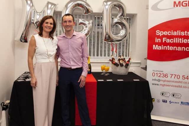 Mark and Claire Greenaway, founders of MGB Services. Picture: Contributed
