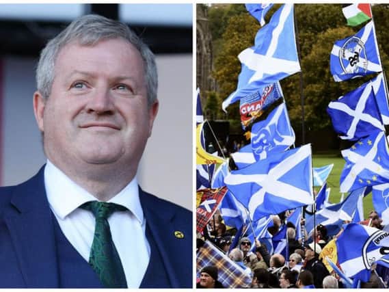 SNP Westminster leader Ian Blackford said Scotland has the "insurance policy" of being able to have a referendum on Scottish independence. Pictures: PA/John Devlin