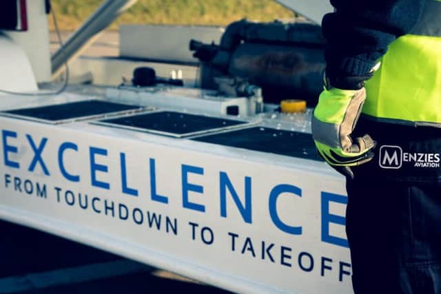 Menzies Aviation operates at 219 airports in 37 countries, supported by a team of some 36,000 people. Picture: Menzies