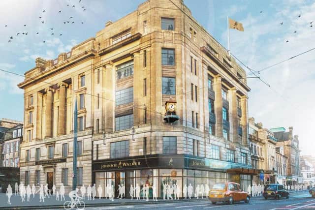 Diageo is set to transform the former House of Fraser store on Princes Street into a 'world-class' whisky destination. Picture: contributed.