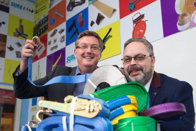 From left: Scott Webb of UKSE and Danny Rooney, managing director at Reid Brothers. Picture: Contributed