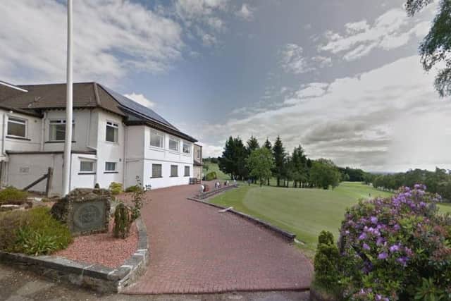 Police had carried out a search close to the private Windyhill Golf Club in Bearsden, East Dunbartonshire. Picture: Google Street View