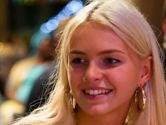 Pearl Bamford, 19, was found dead by a river with her clothes and shoes nearby. Picture: SWNS