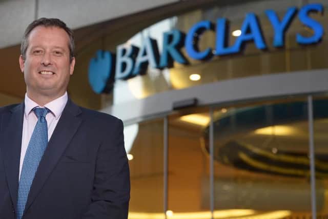Jamie Grant, head of corporate banking for Barclays in Scotland, praised a 'strong' six months. Picture: Neil Hanna.