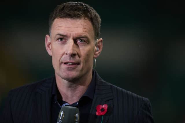 BT Sport pundit and former Celtic striker Chris Sutton.
Picture: John Devlin