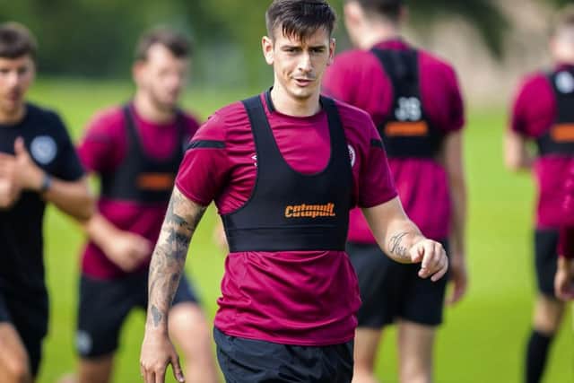 Hearts' Jamie Walker has not played since 16 August. Picture: SNS