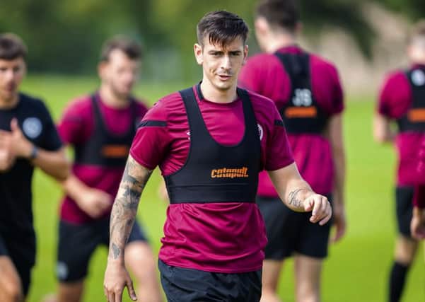 Hearts' Jamie Walker has not played since 16 August. Picture: SNS