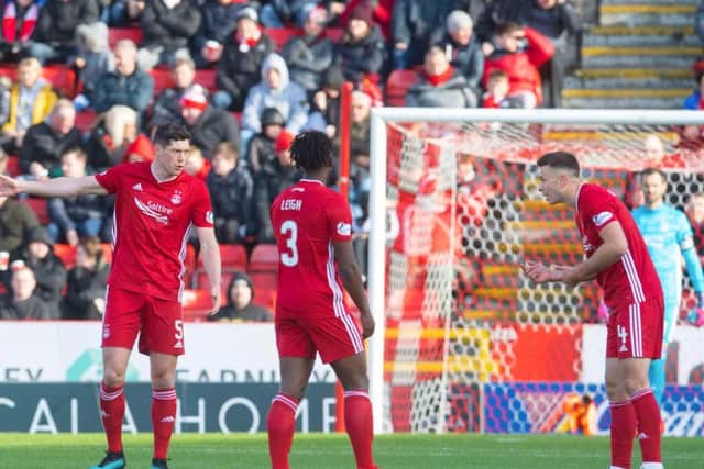Aberdeen were passive against Celtic on Sunday. Picture: SNS