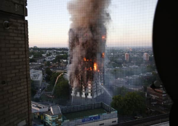 Seventy-two people died when a fire swept through the 27-storey Grenfell Tower in London (Picture: SWNS)