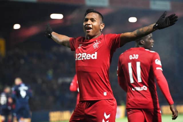 Alfredo Morelos hit a brace to take him to 18 goals for the season already
