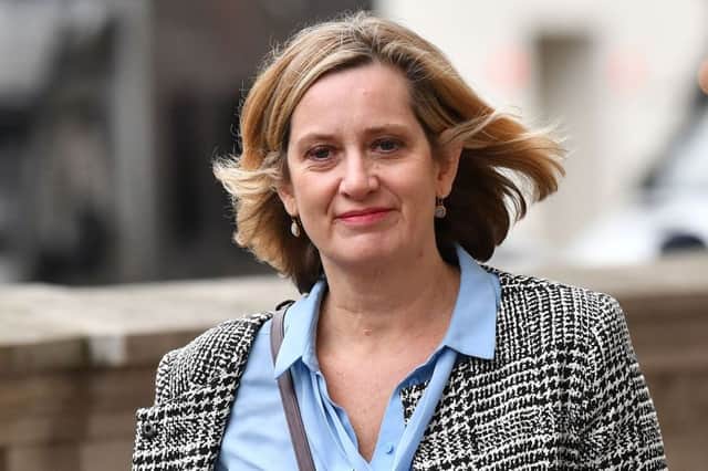 Britain's former home secretary Amber Rudd will not stand for re-election. Picture: Ben Stansall/AFP via Getty Images