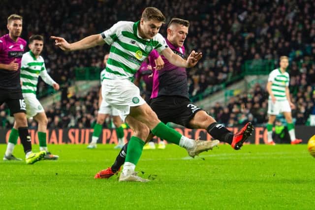 James Forrest marked his new deal with a goal against St Mirren