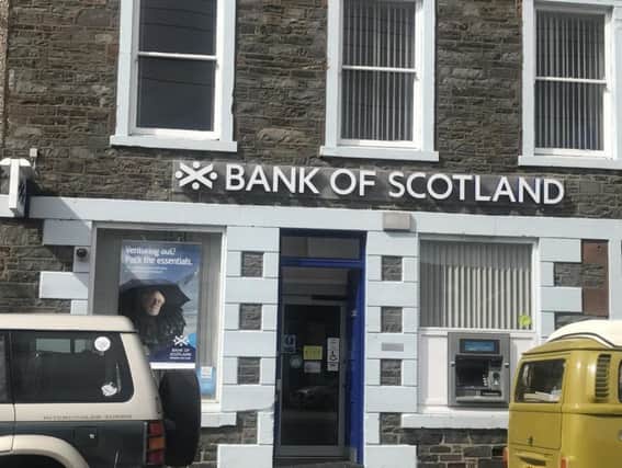 The group has been reshaping its branch network including the closure of some Bank of Scotland branches. Picture: Louise Kerr
