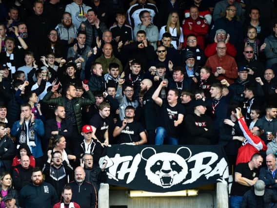 St Mirren fans unfurled a banner at Celtic protesting the price of away tickets. Picture: SNS