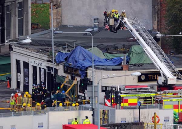 Ten people died when the Clutha Vaults pub in Glasgow was hit by the helicopter as it crashed in 2013 (Picture: Robert Perry)