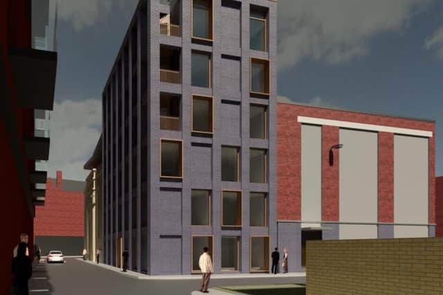 The aim is to turn the former Annie Milllers site into 18 flats. Picture: contributed.
