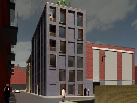 The aim is to turn the former Annie Milllers site into 18 flats. Picture: contributed.