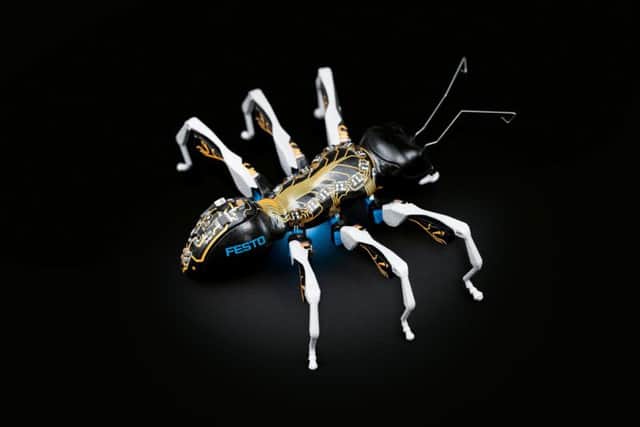 This robot is able to move like an ant with the help of complex control algorithms.
