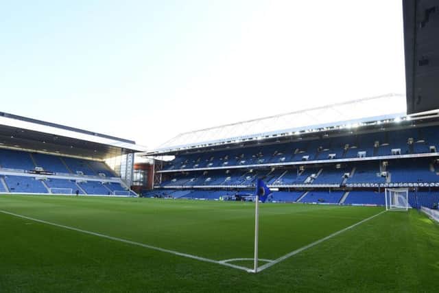 A general view of Ibrox