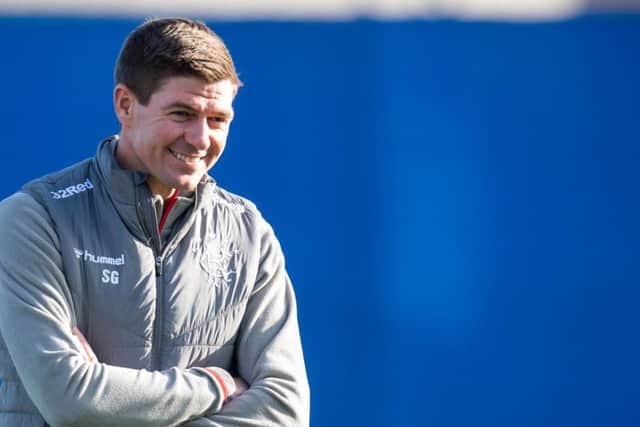 Injury boost: Steven Gerrard could have a key player fit to face Hearts on Sunday