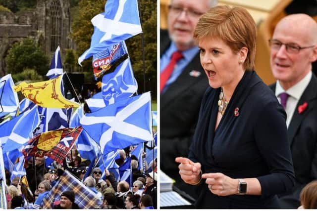 Nicola Sturgeonbelieves a second independence will happen within her 2020 timetable. Picture: PA