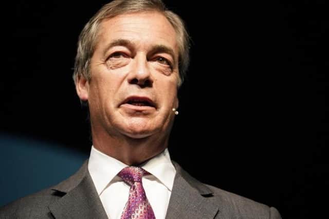 Brexit Party leader Nigel Farage