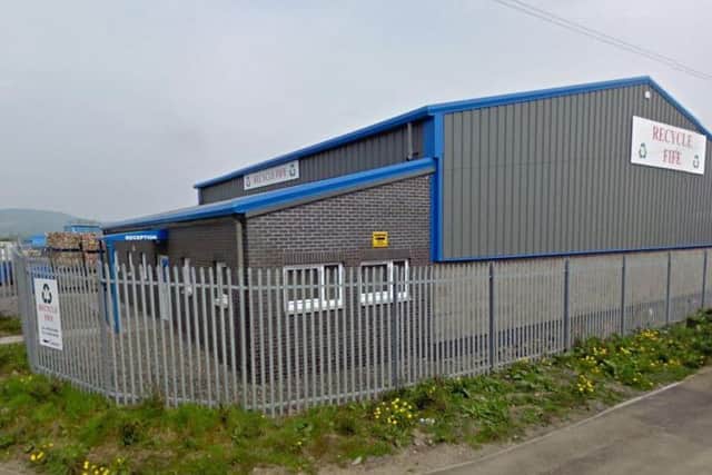 The Fife-based recycling centre closed earlier this week after suspected human remains were found.