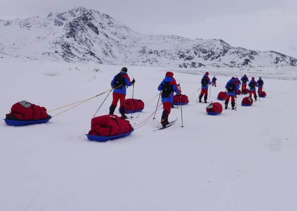 Bathgate pupils on the Polar Academy expedition to Greenland
