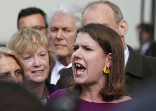 Jo Swinson has made her party's opposition to Brexit clear, so why did she help Boris Johnson get the election he wanted, asks Brian Wilson (Picture: Frank Augstein/AP)
