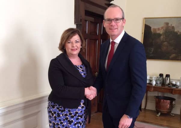 Fiona Hyslop meets
Simon Coveney in Dublin
