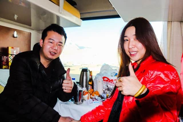 The Z2  train to Lhasa. Picture: Matthew Woodward.