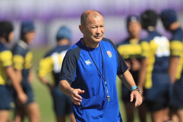 Eddie Jones will lead England to the World Cup final tomorrow