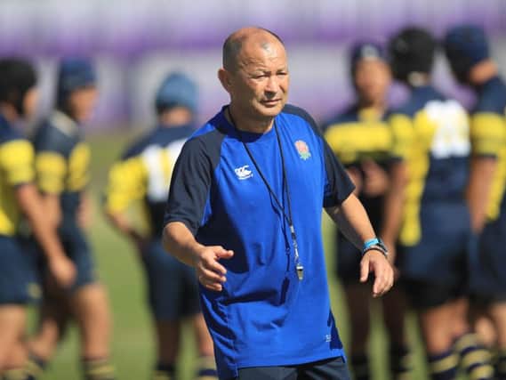 Eddie Jones will lead England to the World Cup final tomorrow