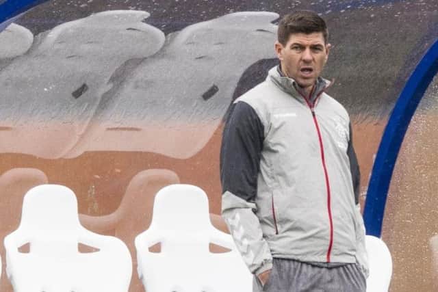 Rangers manager Steven Gerrard hopes the Hampden pitch will help his team. Picture: Paul Devlin/SNS