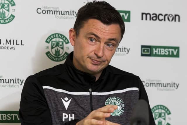 Paul Heckingbottom says Hibs have 'no-one to be scared of' when they face Celtic. Picture: Bruce White/SNS