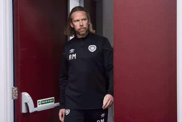 Coach Austin MacPhee has been placed in interim charge of Hearts. Picture: Ross Parker/SNS
