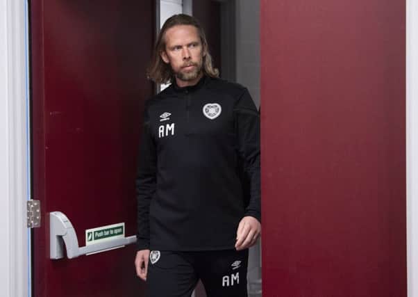 Coach Austin MacPhee has been placed in interim charge of Hearts. Picture: Ross Parker/SNS
