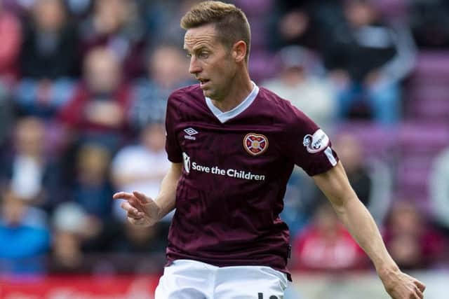 Steven MacLean says Hearts must unsettle Rangers just as they did at Tynecastle. Picture: SNS.