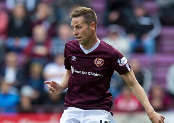 Steven MacLean says Hearts must unsettle Rangers just as they did at Tynecastle. Picture: SNS.