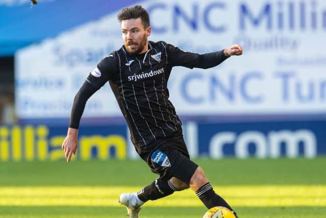 Ryan Dow was on target for Dunfermline. Picture: SNS.