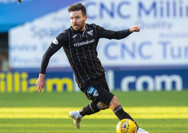 Ryan Dow was on target for Dunfermline. Picture: SNS.