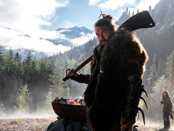The Game Of Thrones star posted the behind-the-scenes clip from his new Apple TV+ show See, in which he fights a kodiak bear, saying the animal needed to know his scent.