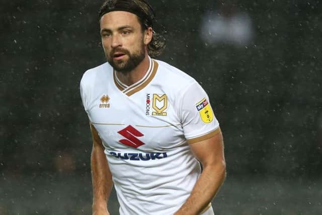 Russell Martin in action for MK Dons. The former Rangers loanee has been named the club's new manager