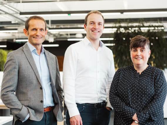 Doug Prentice, Tom Aldridge and Fiona Walker. Picture: Contributed