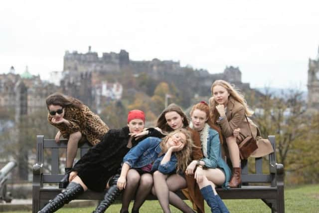 The girls intend to see some things while they're in Edinburgh...though hills and castles aren't really their priorities. Picture: In A Big Country Ltd.